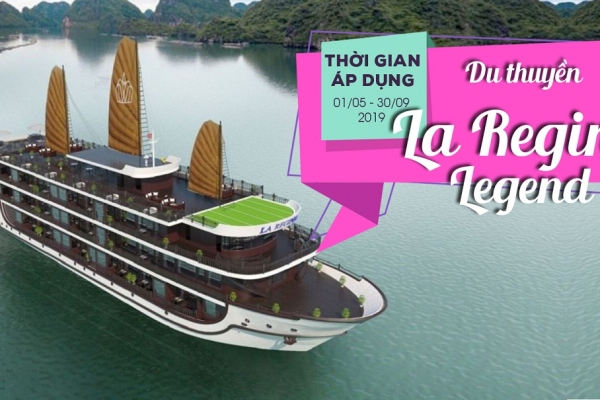 Du thuyền La Regina Legend chính thức bung khuyến mãi chào hè 2019